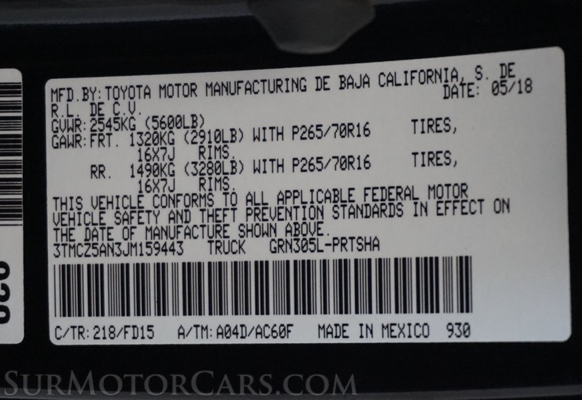 2018 Toyota Tacoma - Image 62