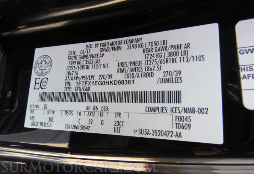 2017 Ford F-150 - Image 61