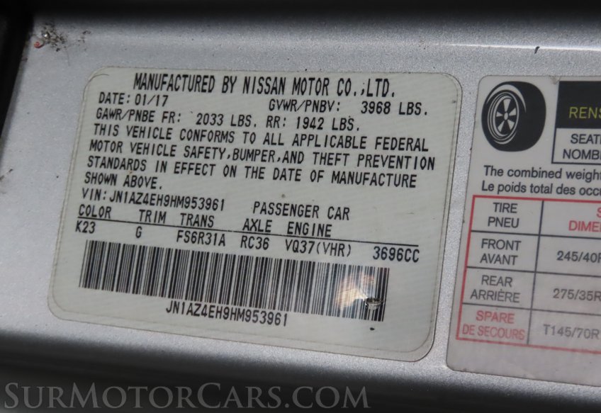 2017 Nissan 370Z - Image 41