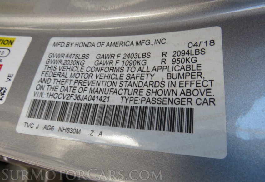 2018 Honda Accord Sedan - Image 47