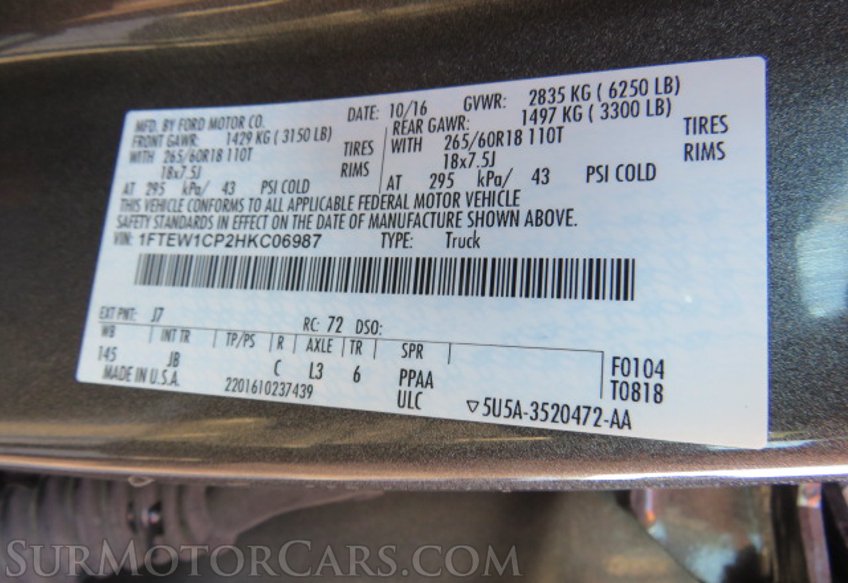 2017 Ford F-150 - Image 57