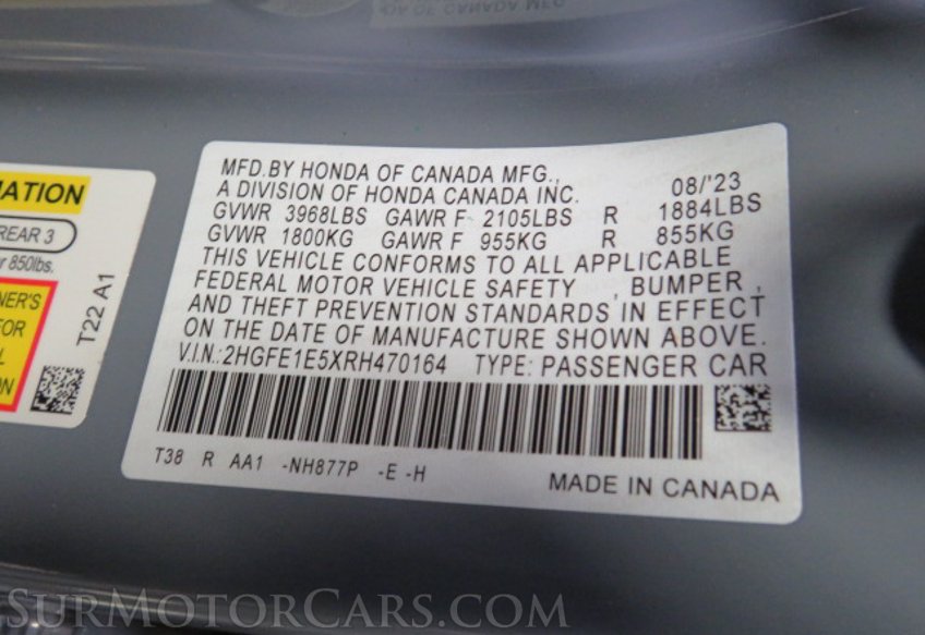 2024 Honda Civic - Image 48