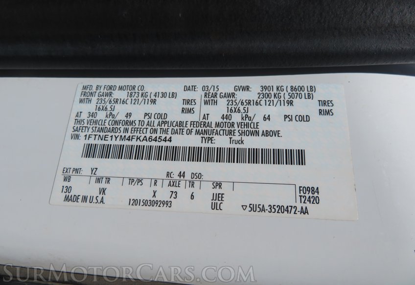 2015 Ford Transit Cargo Van - Image 52