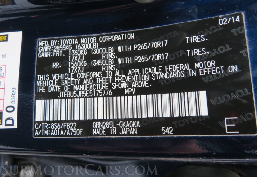 2014 Toyota 4Runner - Image 46