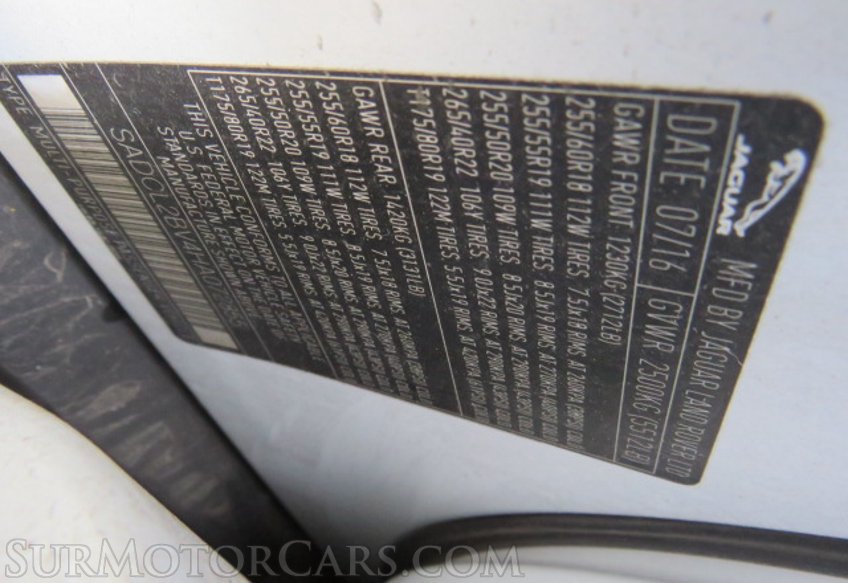 2017 Jaguar F-PACE - Image 54