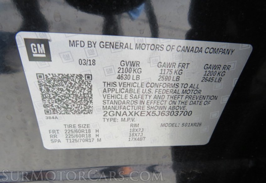 2018 Chevrolet Equinox - Image 47