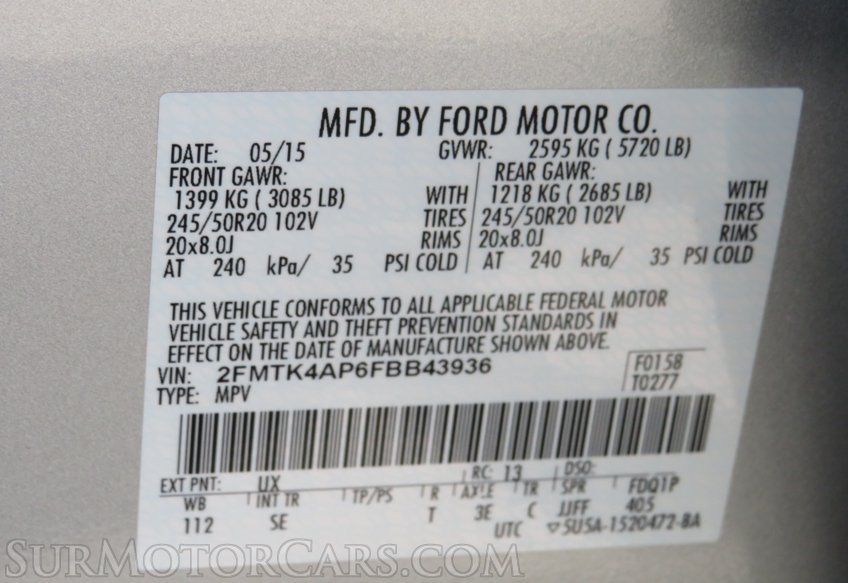 2015 Ford Edge - Image 55