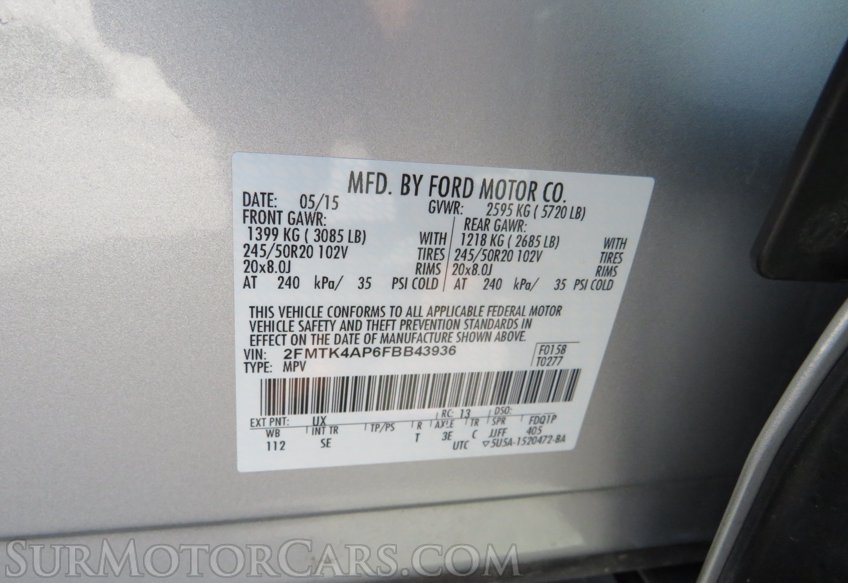 2015 Ford Edge - Image 54