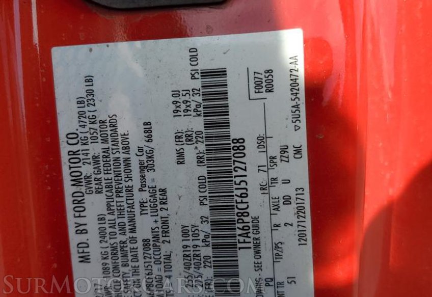 2018 Ford Mustang - Image 11