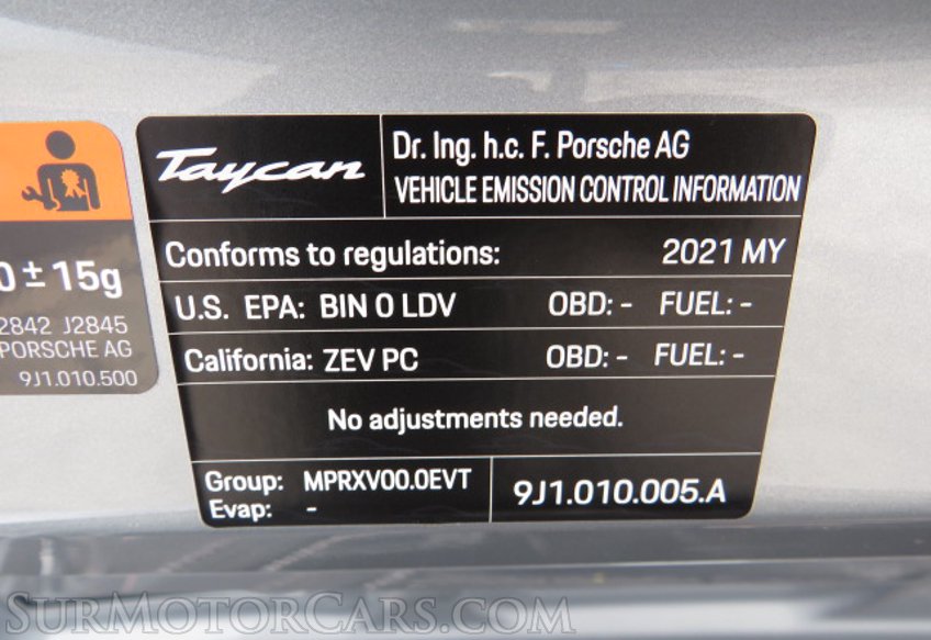 2021 Porsche Taycan - Image 57