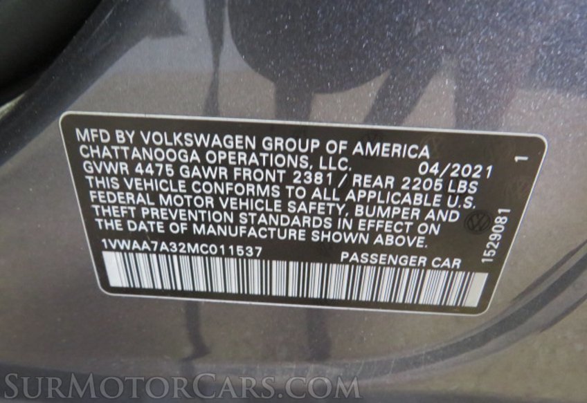 2021 Volkswagen Passat - Image 49