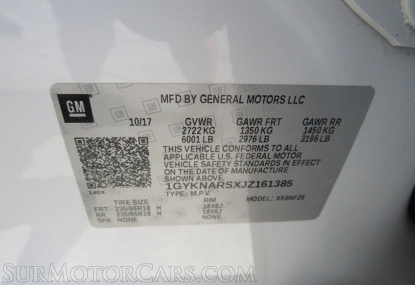 2018 Cadillac XT5 - Image 56