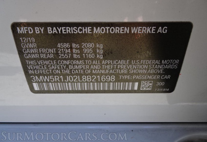 2020 BMW 3 Series - Image 56