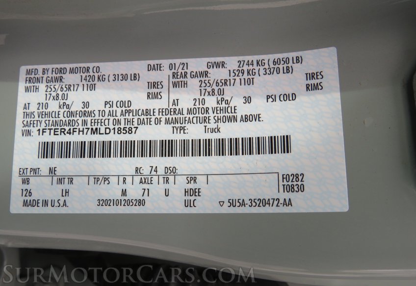 2021 Ford Ranger - Image 45