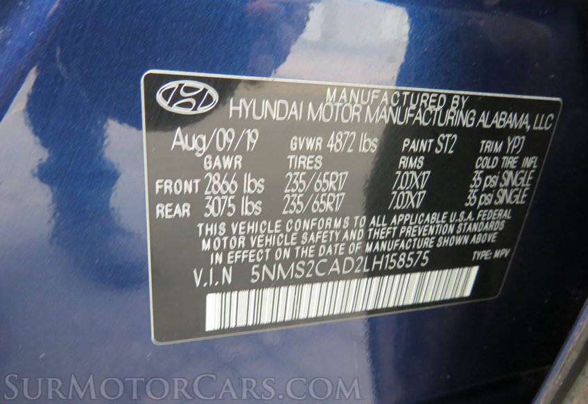 2020 Hyundai Santa Fe - Image 51