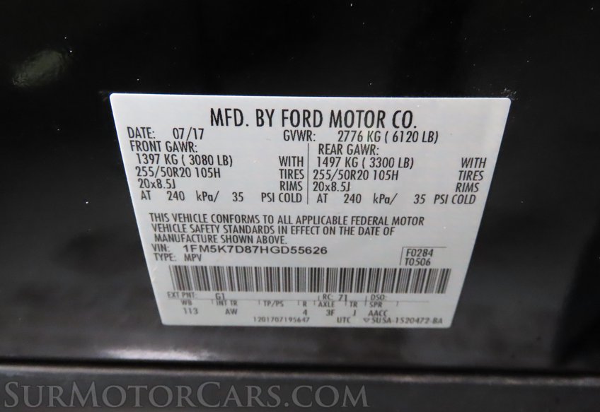 2017 Ford Explorer XLT - Image 55