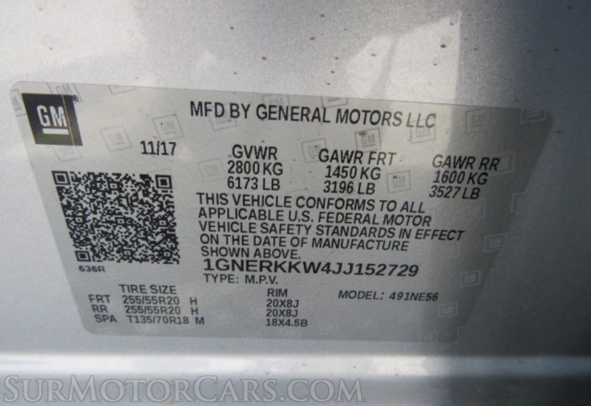 2018 Chevrolet Traverse - Image 58