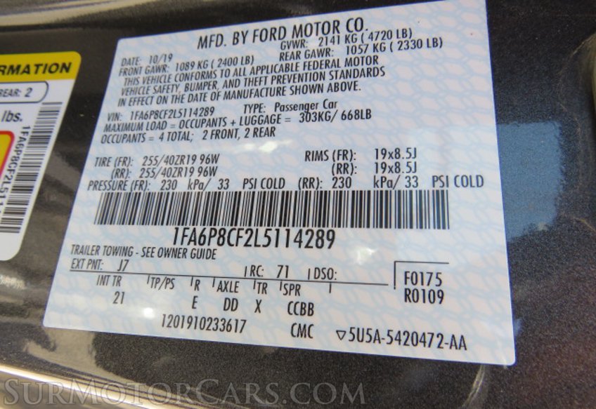 2020 Ford Mustang - Image 49