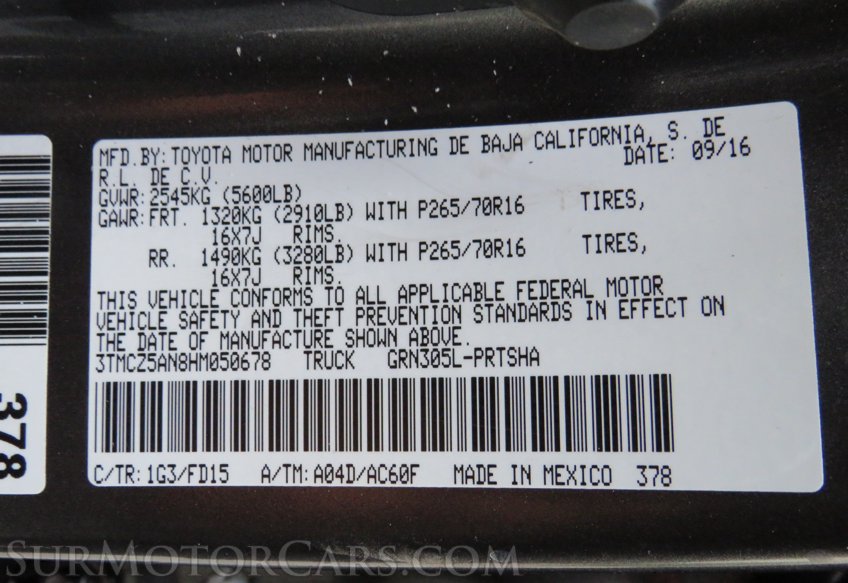 2017 Toyota Tacoma - Image 43