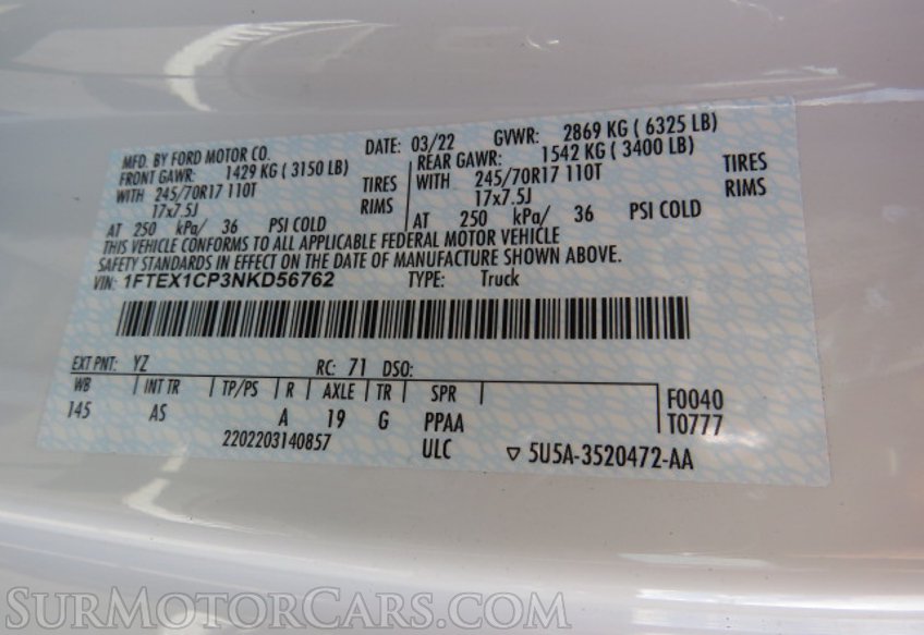 2022 Ford F-150 - Image 44