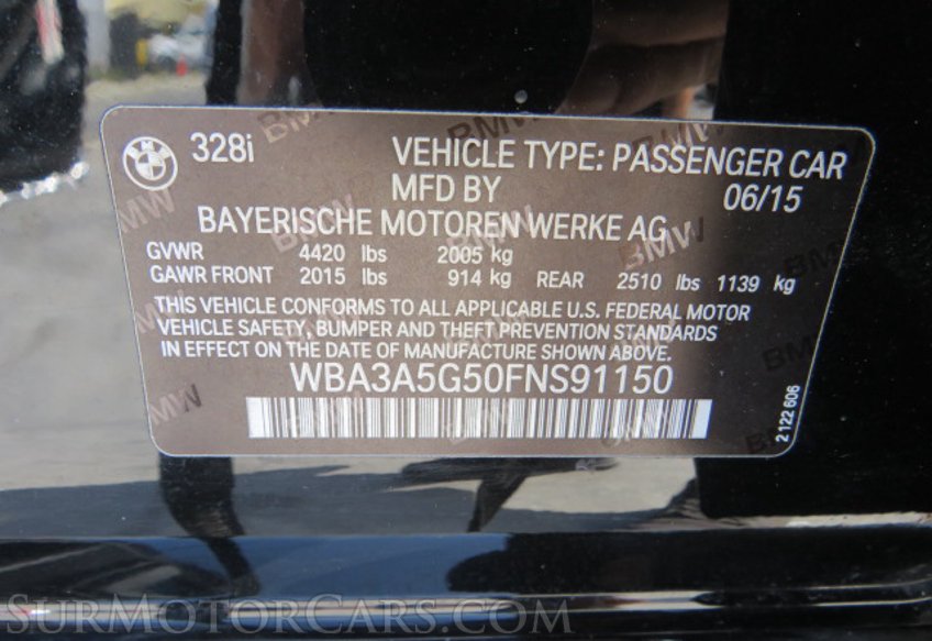 2015 BMW 3 Series - Image 51