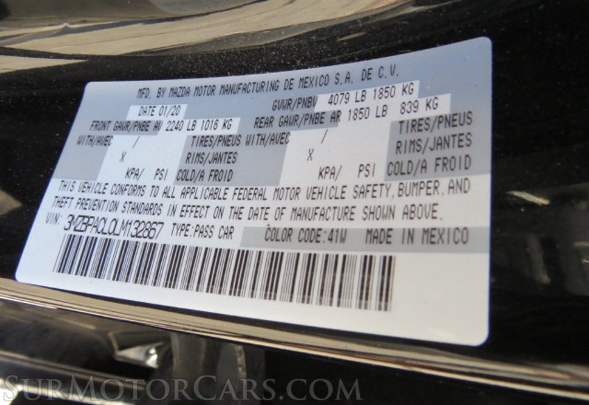 2020 Mazda Mazda3 Sedan - Image 50