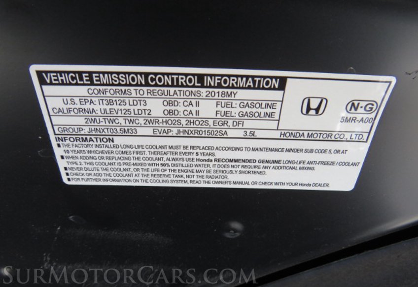 2018 Honda Odyssey - Image 56