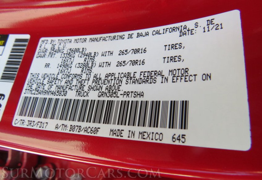 2022 Toyota Tacoma 4WD - Image 44