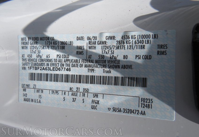 2020 Ford Super Duty F-250 SRW - Image 41