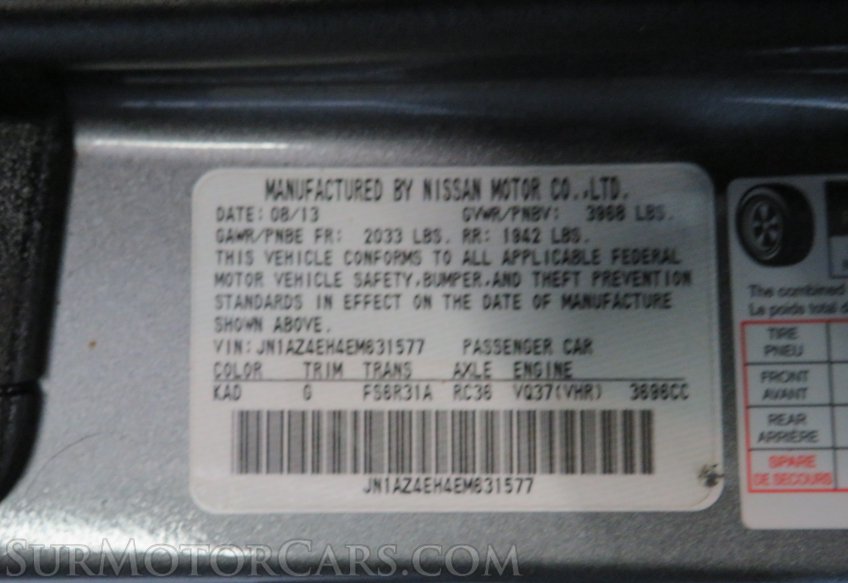 2014 Nissan 370Z - Image 53