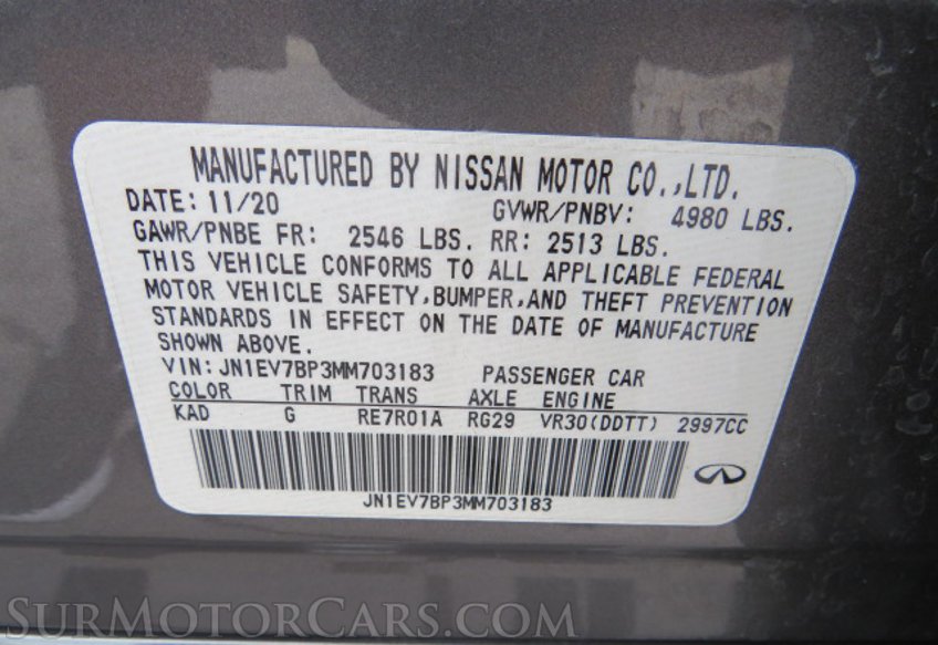 2021 Infiniti Q50 - Image 53