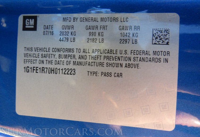 2017 Chevrolet Camaro - Image 53