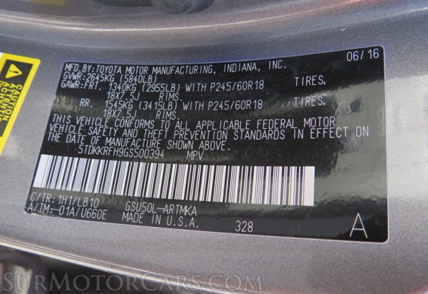 2016 Toyota Highlander - Image 56