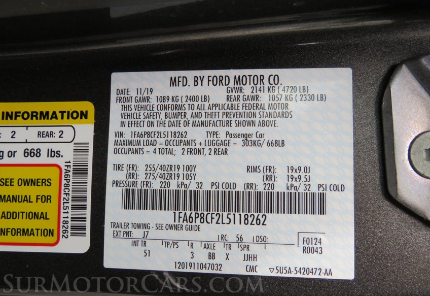2020 Ford Mustang - Image 52