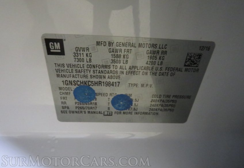 2017 Chevrolet Suburban - Image 57