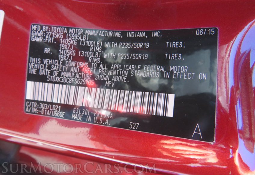 2015 Toyota Sienna - Image 50