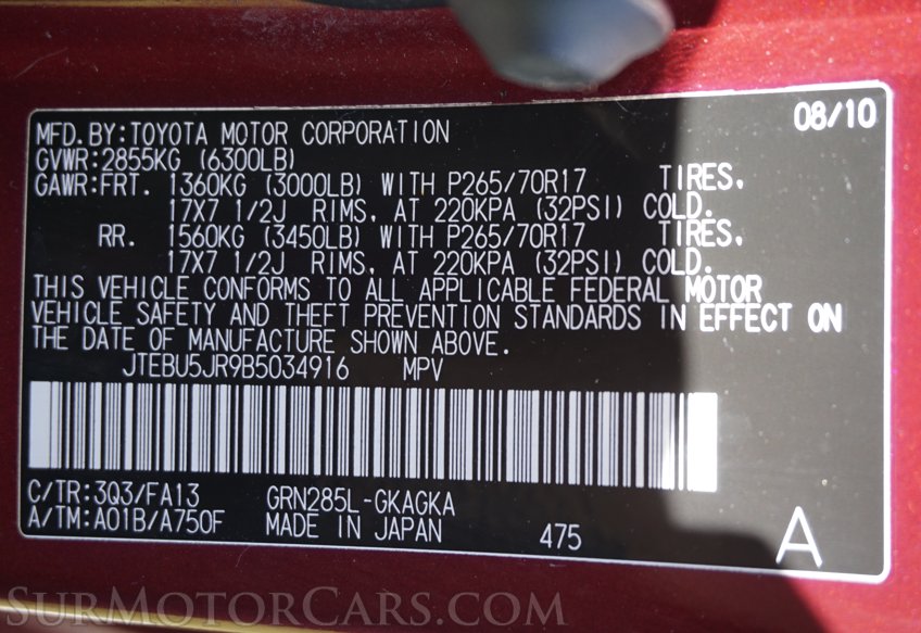 2011 Toyota 4Runner - Image 101