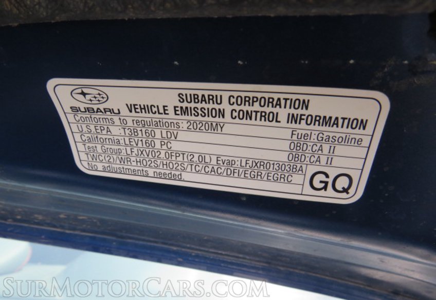2020 Subaru WRX - Image 48