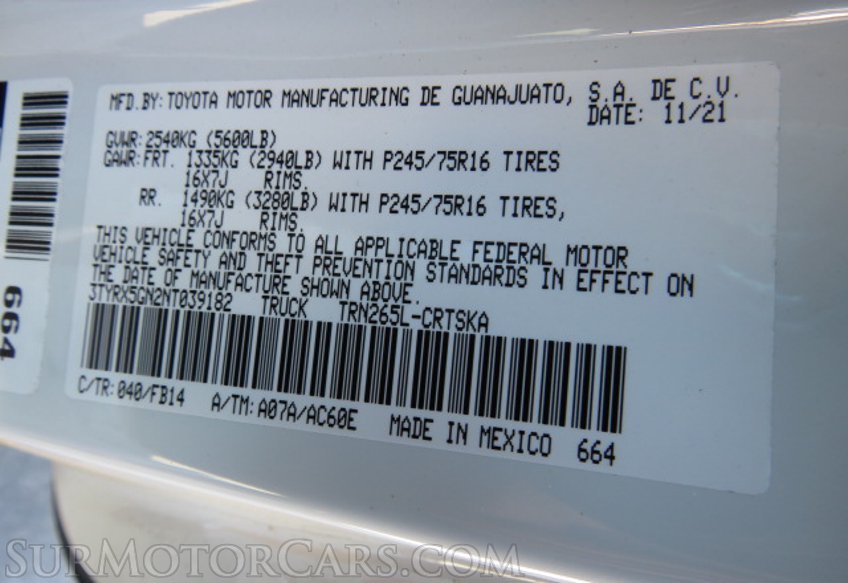 2022 Toyota Tacoma - Image 45