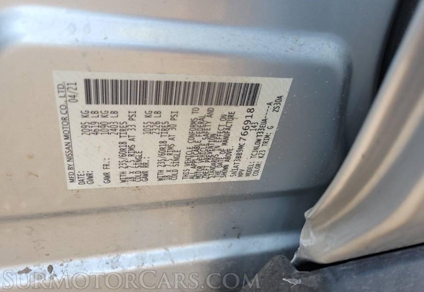 2021 Nissan Rogue - Image 5