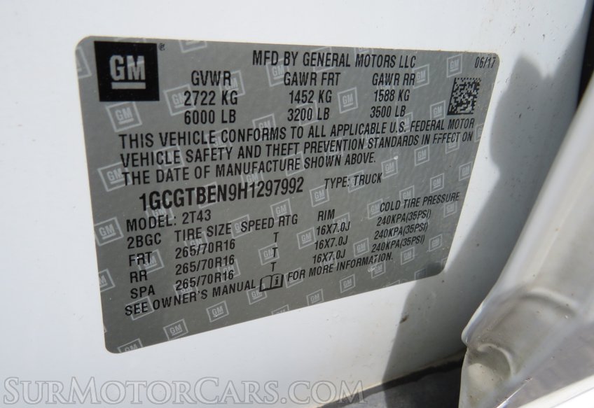 2017 Chevrolet Colorado - Image 60