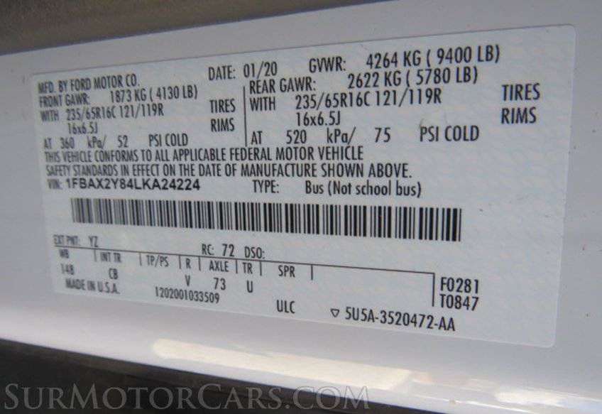 2020 Ford Transit Passenger Wagon - Image 68