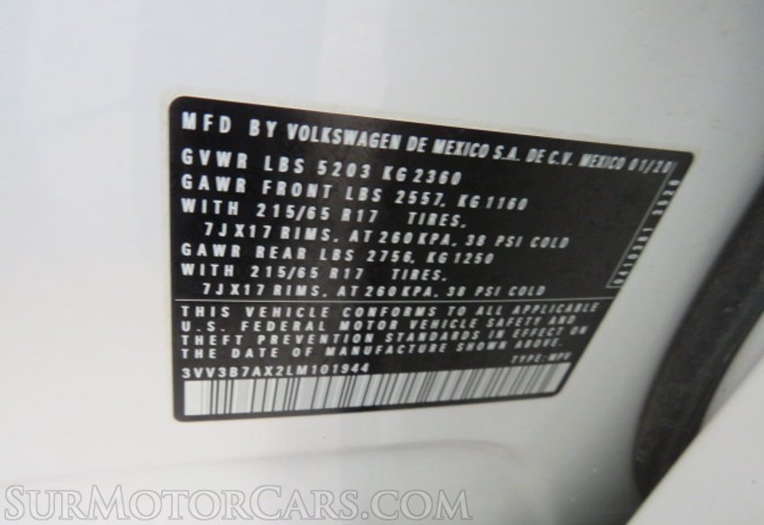 2020 Volkswagen Tiguan - Image 55