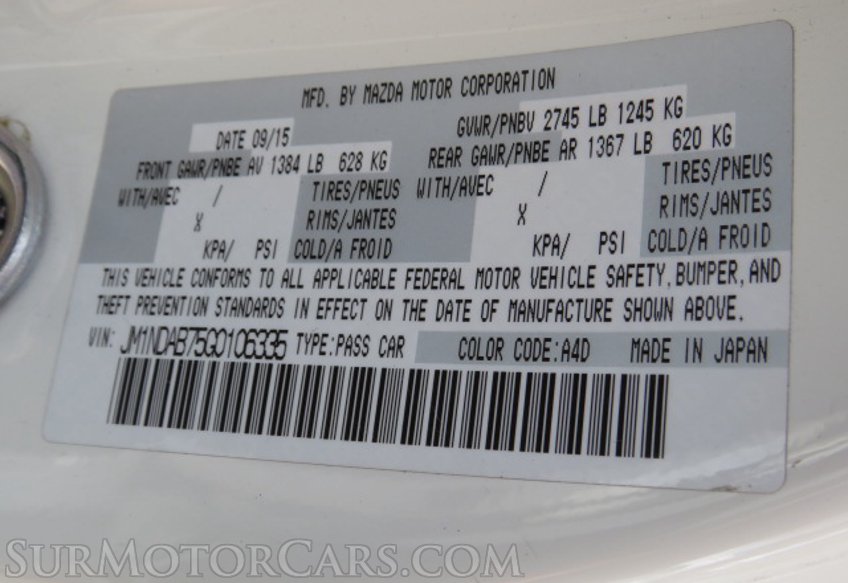 2016 Mazda MX-5 Miata - Image 43