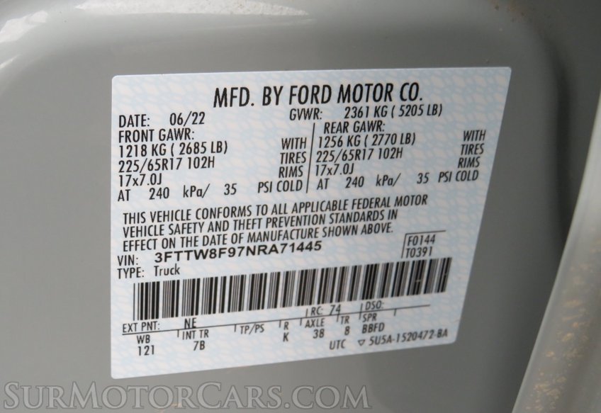 2022 Ford Maverick - Image 57