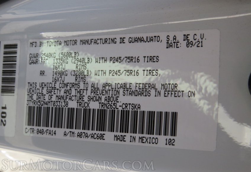 2021 Toyota Tacoma - Image 42