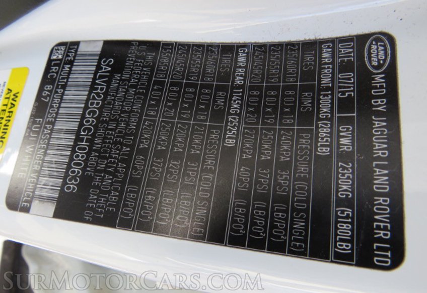 2016 Land Rover Range Rover Evoque - Image 57