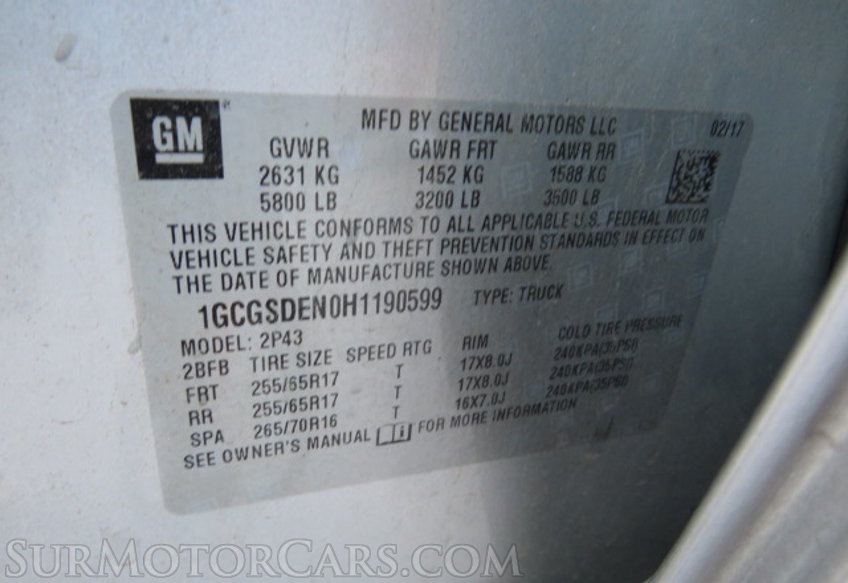 2017 Chevrolet Colorado - Image 46