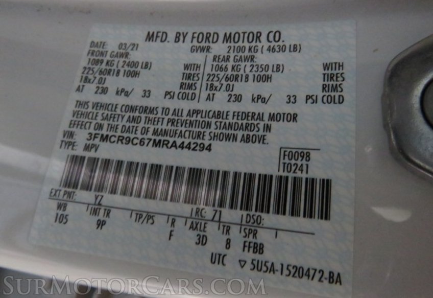 2021 Ford Bronco Sport - Image 40