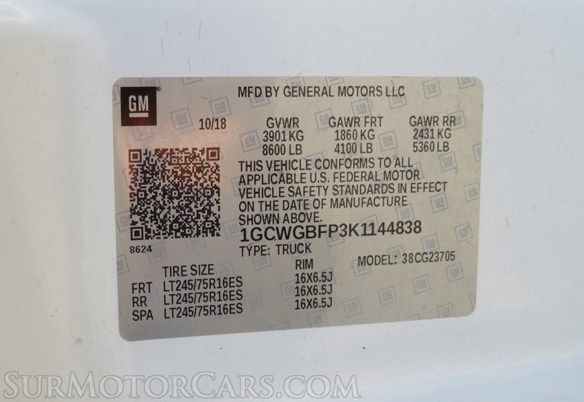 2019 Chevrolet Express Cargo Van - Image 47